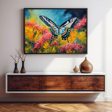 Butterfly Acrylic Canvas Painting